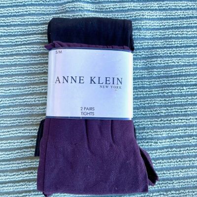 Anne Klein New York Women's Size 2 Pair Tights Size S/M